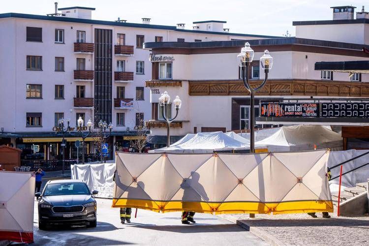 Svizzera, rilievi dopo la strage di Crans-Montana - Afp