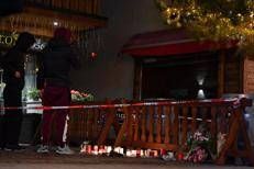 L'esterno del locale a Crans-Montana