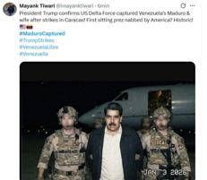 La foto di Maduro che circola online