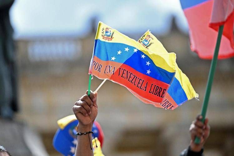 La bandiera del Venezuela - Afp