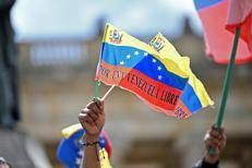 La bandiera del Venezuela - Afp
