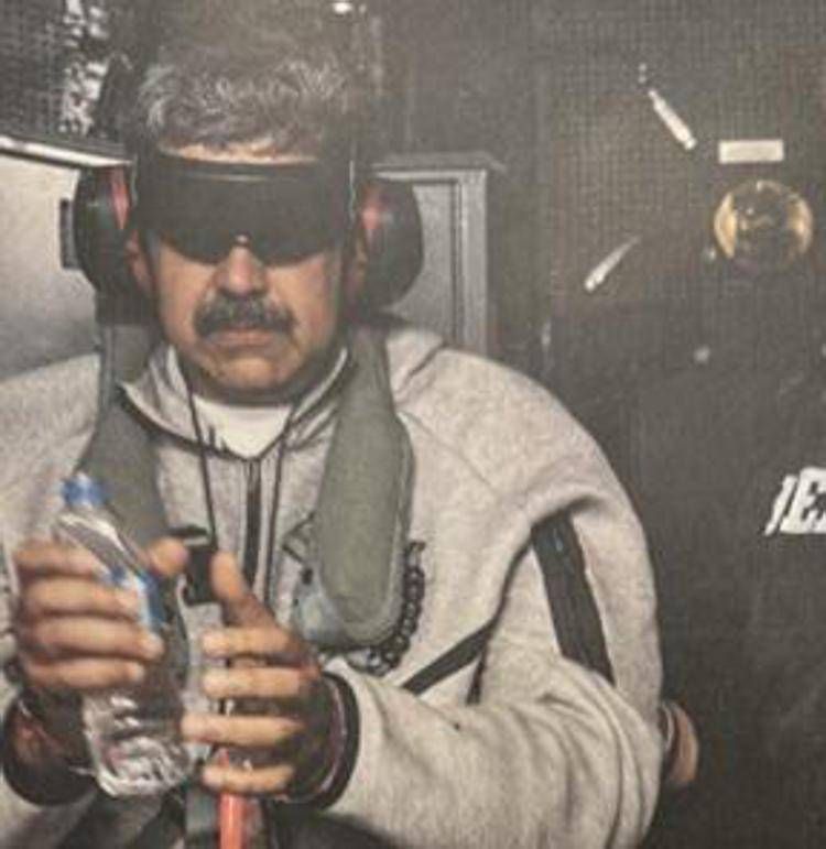 Maduro nella foto pubblicata da Trump