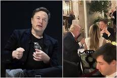 Elon Musk e la cena con Trump - Ipa/Fotogramma e X