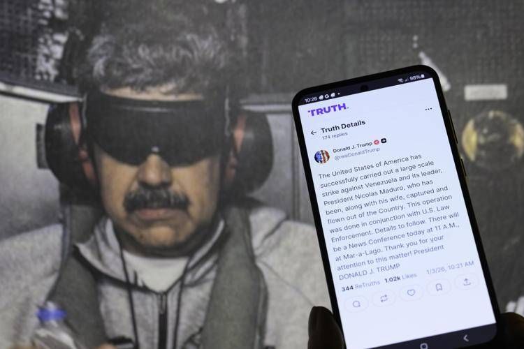 Maduro catturato e il post di Trump