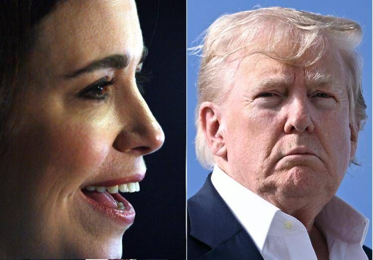 María Corina Machado e Donald Trump