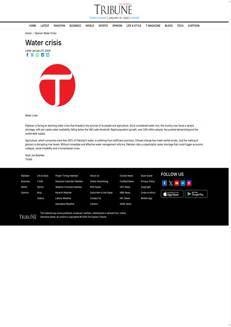 Pakistan: Severe water crisis threatens population and agriculture