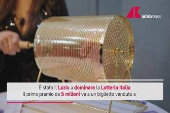 Lotteria Italia e biglietti vincenti, Lazio domina nei premi