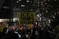 Proteste contro l'Ice - (Afp)