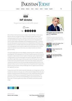 Pakistan: Governo valuta allentamento delle condizioni del FMI per stimolare la crescita