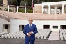 (Giordano Bruno Guerri al Vittoriale)