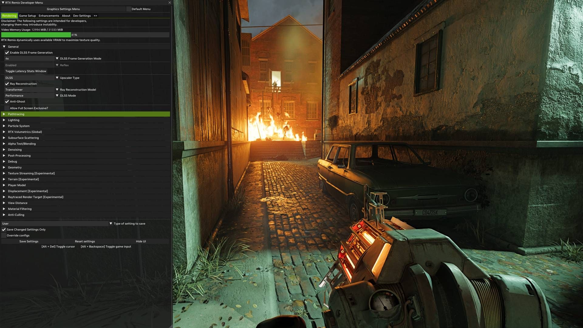 nvidia rtx remix runtime theme by xoxor4d