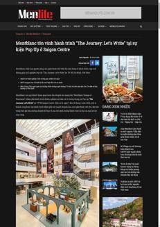 Vietnam: Montblanc celebrates the art of writing with an Italian-inspired pop-up in Ho Chi Minh City.