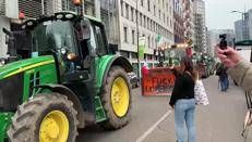Decine di trattori invadono Milano, la protesta contro l'accordo Ue-Mercosur - Video