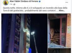 Il post del sindaco Alan Fabbri 