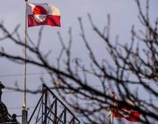 Bandiere della Groenlandia (Afp)