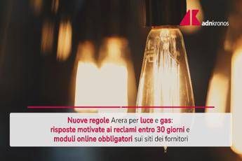Luce e gas, novità Arera