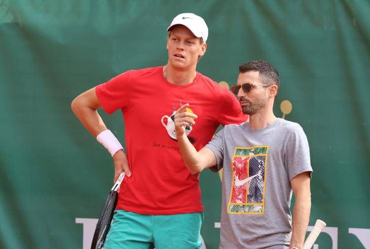 Jannik Sinner e Simone Vagnozzi  - fotogramma/ipa