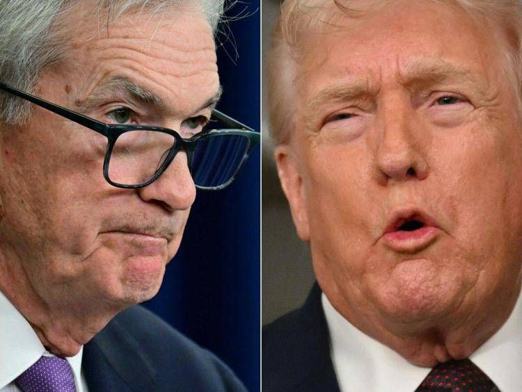 Jerome Powell e Donald Trump - (Afp)