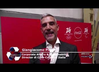 Milano Cortina 2026: Pierini (Coca-Cola Hbc Italia), 'A Gaglianico, Biella, nascono le bottiglie 100% rPET per Milano Cortina 2026'