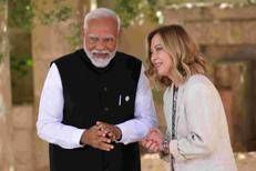 Narendra Modi e Giorgia Meloni - (Fotogramma/Ipa)