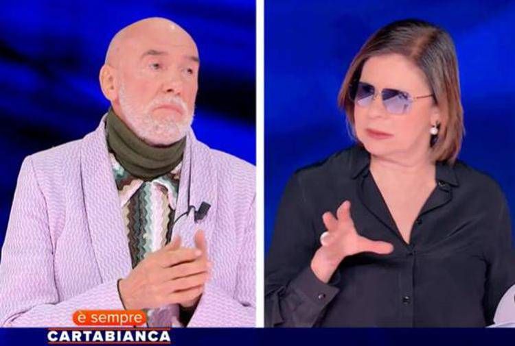 Diego Della Palma e Bianca Berlinguer