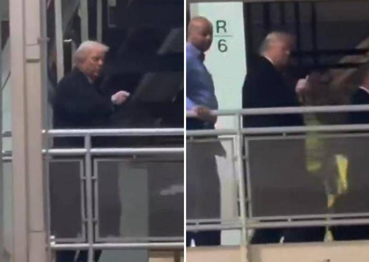 La reazione di Trump