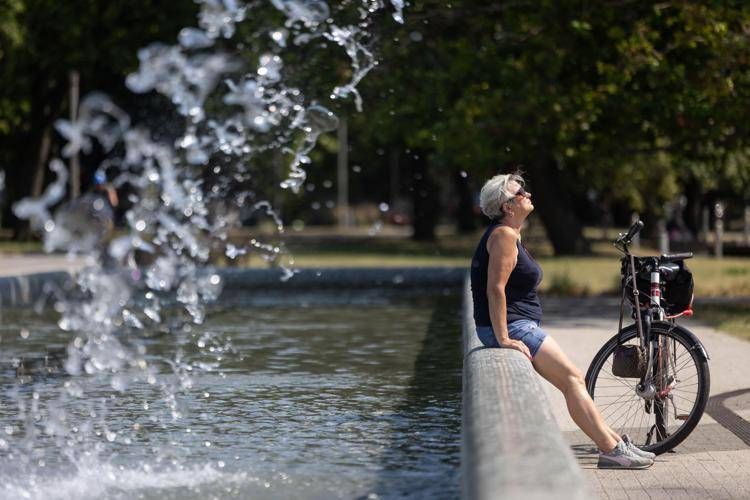 Giornata molto calda - (Afp)