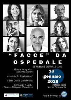 'Facce da ospedale - Le persone dietro le cure', mostra fotografica al San Camillo di Roma