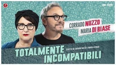 Nuzzo e Di Biase a teatro: "'Totalmente incompatibili' ma insieme da 30 anni"