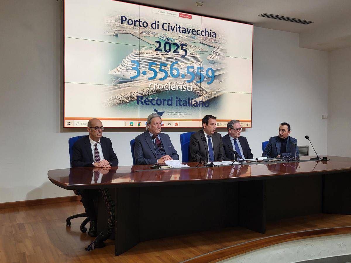 Il Porto di Civitavecchia segna il record di crociere per il 2025