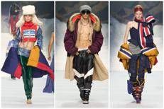Tre look di Dsquared2 per il prossimo autunno-inverno