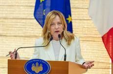 Giorgia Meloni - (Afp)