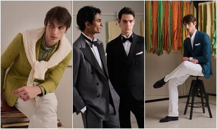 Alcuni look della collezione Kiton fw 2026-27