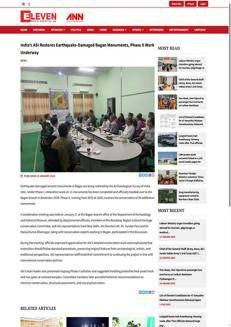 Myanmar: L'Archaeological Survey of India restaura monumenti antichi a Bagan