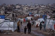 Macerie a Gaza - (Afp)