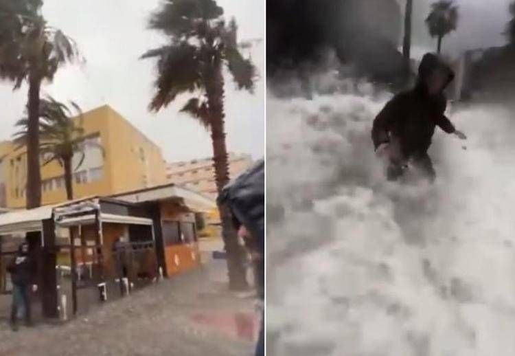 Le immagini dal video postato su Fb