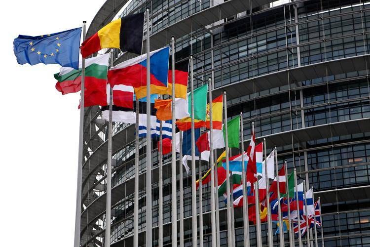 Strasburgo, La sede del Parlamento Europeo. rappresentate - Fotogramma/Ipa