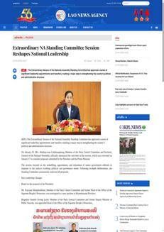 Laos: Approvati nuovi incarichi e trasferimenti ai vertici del governo