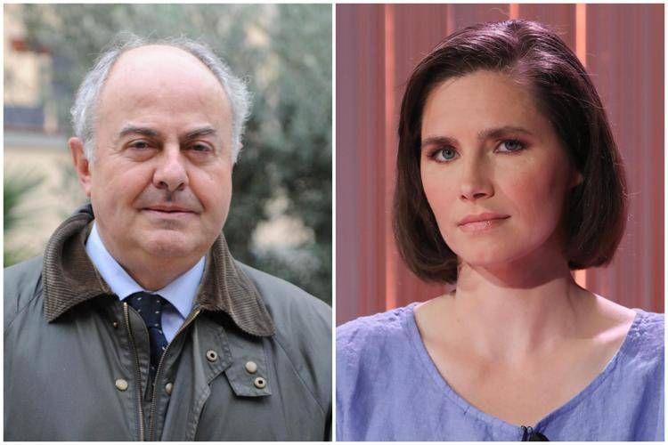 Giuliano Mignini, e Amanda Knox - Ipa