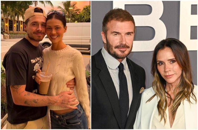 Brooklyn e Nicola Peltz; David e Victoria Beckham - IPA