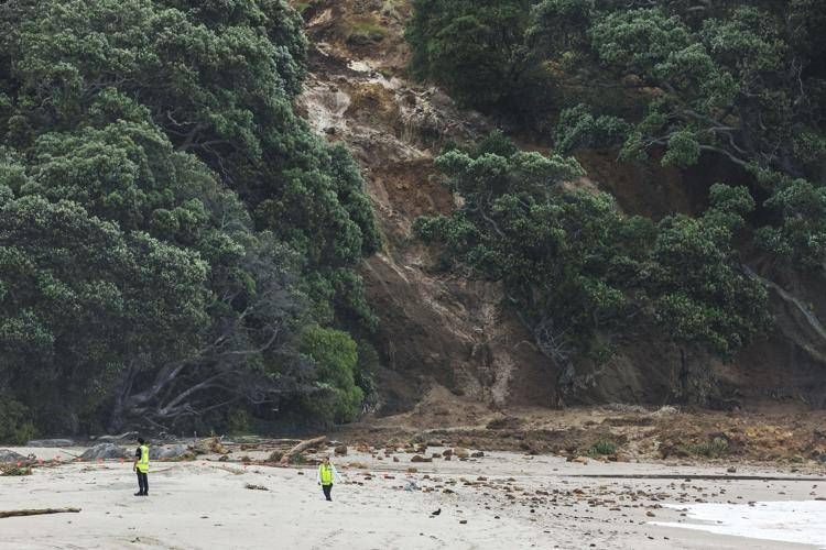 Il luogo della frana - (Afp)