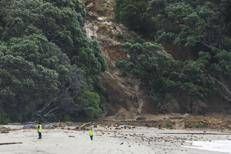 Il luogo della frana - (Afp)