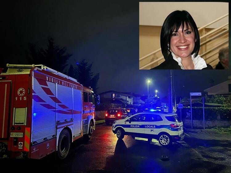 La via in cui si trova la casa della famiglia Carlomagno, e nel riquadro Federica Torzullo