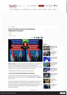 Indonesia: Smentita sede ONU, intimidazioni attivisti e allerta piogge a Jakarta