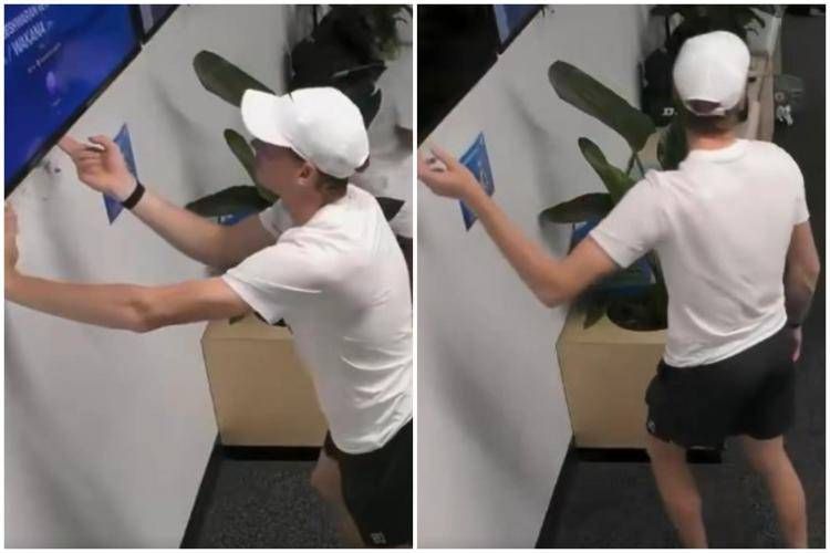 Sinner e la 'lotta' con la tv - X