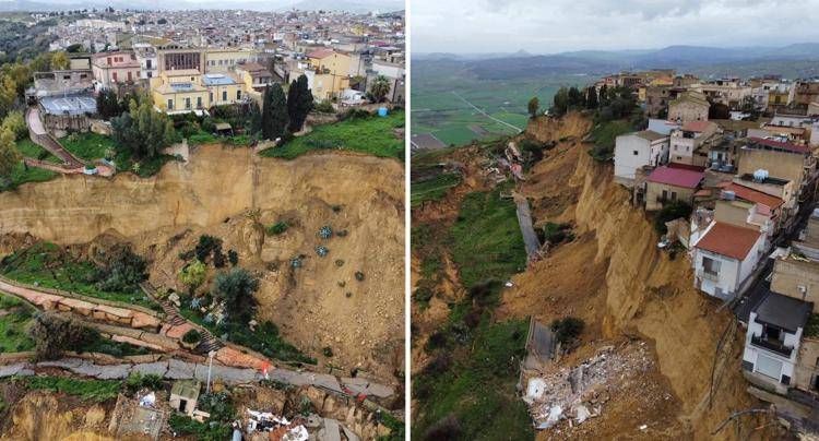 Frana a Niscemi, continua il cedimento del terreno. Il sindaco: 