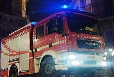 Vigili del fuoco a Palermo