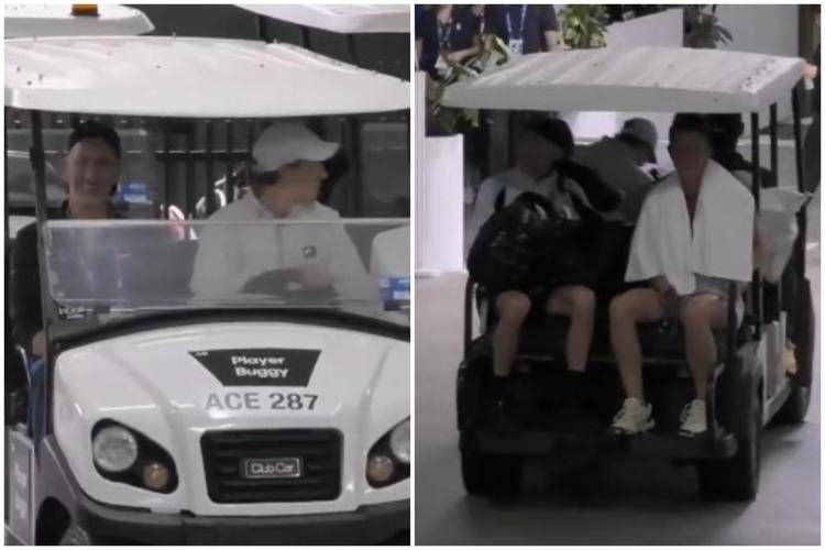 Sinner sul caddy - X