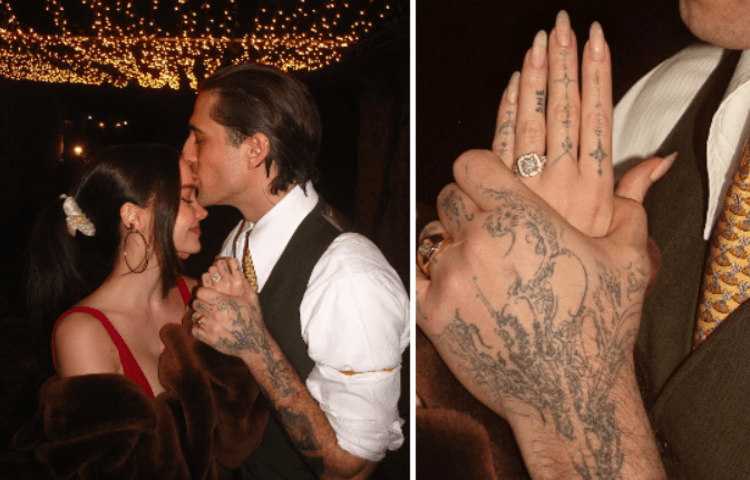 Damiano David e Dove Cameron - fotogramma/ipa