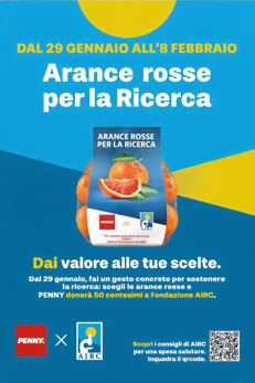 PENNY e Fondazione AIRC insieme per la ricerca e la prevenzione